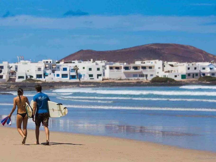Famara, Apto. En Zona Tranquila A 200M Del Mar. Lejlighed Eksteriør billede